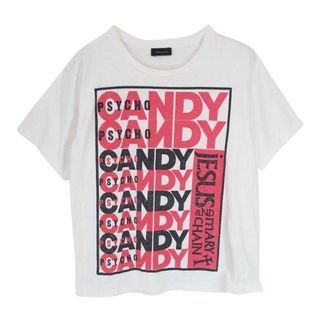 アンダーカバー(UNDERCOVER)のUNDERCOVER アンダーカバー 14SS M4821 GODOG期 PSYCHO CANDY サイコキャンディ プリント 半袖 Tシャツ ホワイト系 2【中古】(シャツ)