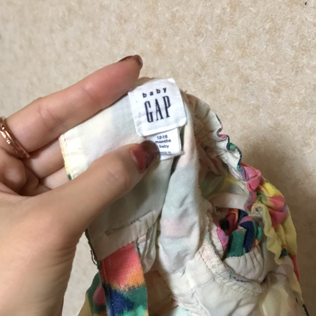 babyGAP(ベビーギャップ)の定価5千！ベビーギャップ 袖コンシャスワンピース キッズ/ベビー/マタニティのベビー服(~85cm)(ワンピース)の商品写真