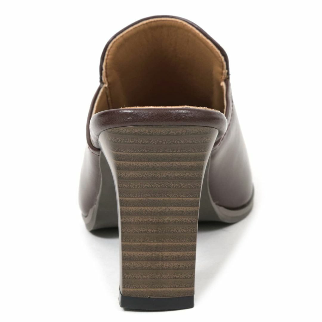 [アキリコ] ミュールサンダル モカシンデザイン 約9.0cmヒール オフィス レディースの靴/シューズ(その他)の商品写真