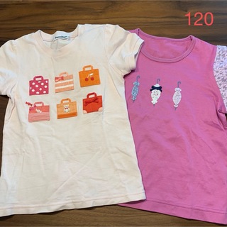 ファミリア(familiar)のファミリア　Tシャツ　2枚セット　120(Tシャツ/カットソー)