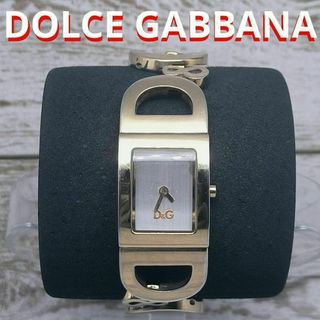 ドルチェアンドガッバーナ(DOLCE&GABBANA)の動作品　ドルチェ＆ガッバーナ　ゴールド　ステンレス　腕時計 　定価9万円(腕時計)