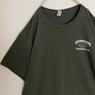 ジャージーズ(JERZEES)のアメリカ企業ワンポイントロゴ TEE超オーバーサイズTシャツtシャツ雰囲気古着(Tシャツ/カットソー(半袖/袖なし))
