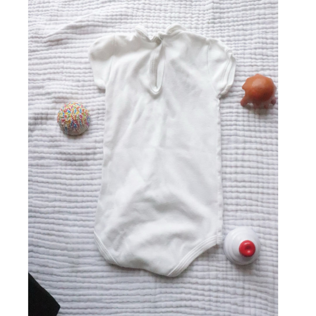 PETIT BATEAU(プチバトー)のプチバトー　襟付きロンパース キッズ/ベビー/マタニティのベビー服(~85cm)(ロンパース)の商品写真