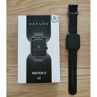 スマートウォッチ　HAYLOU WATCH 2 PRO BLACK(腕時計(デジタル))