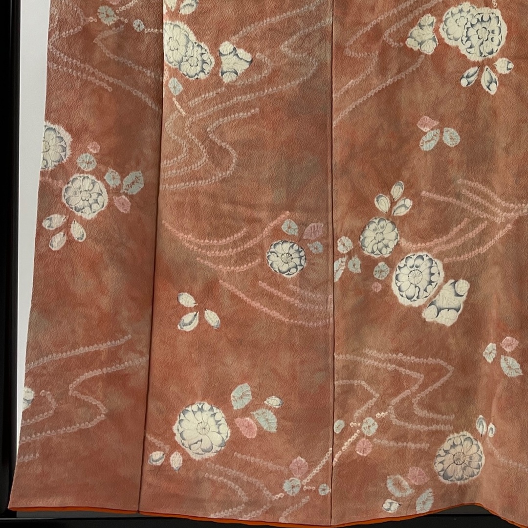 小紋 身丈155.5cm 裄丈62.5cm 正絹 美品 秀品 【中古】 レディースの水着/浴衣(着物)の商品写真