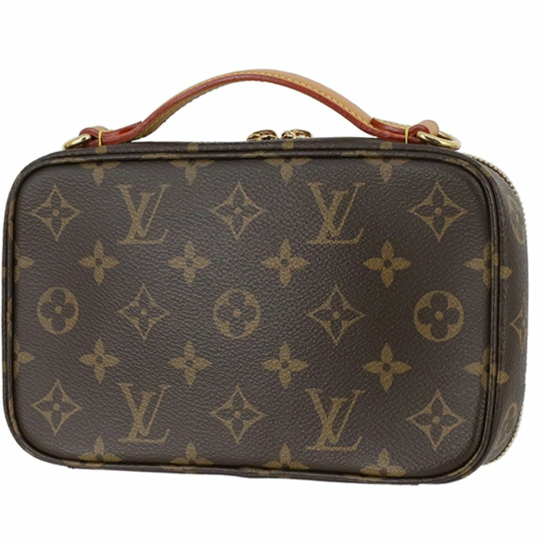 LOUIS VUITTON(ルイヴィトン)のルイヴィトン ユーティリティ クロスボディ ショルダーバッグ モノグイラム レザー ブラウン ベージュ ゴールド レディース 新品同様 9338 レディースのバッグ(ショルダーバッグ)の商品写真