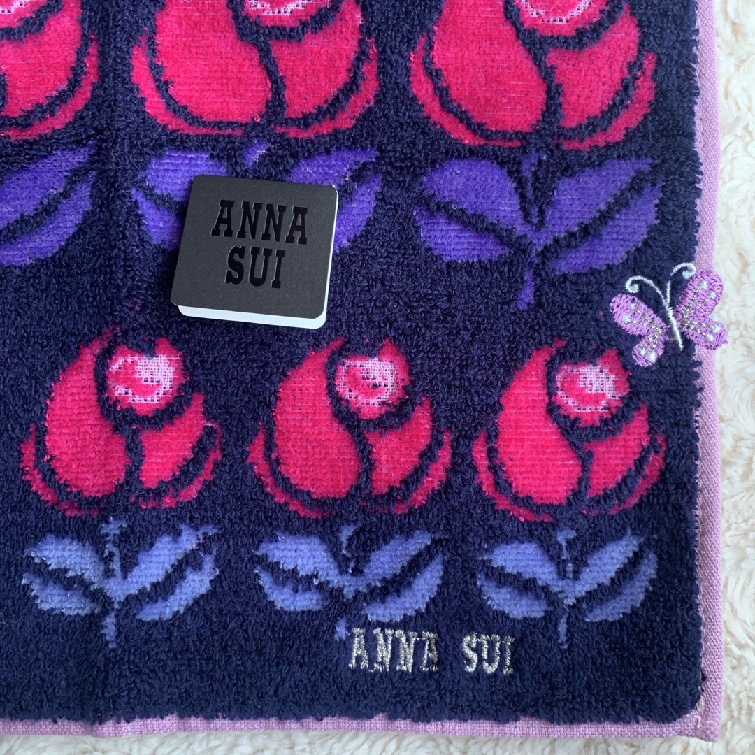 ANNA SUI(アナスイ)の《未使用》ANNASUI MARYQUANT タオルハンカチ レディースのファッション小物(ハンカチ)の商品写真