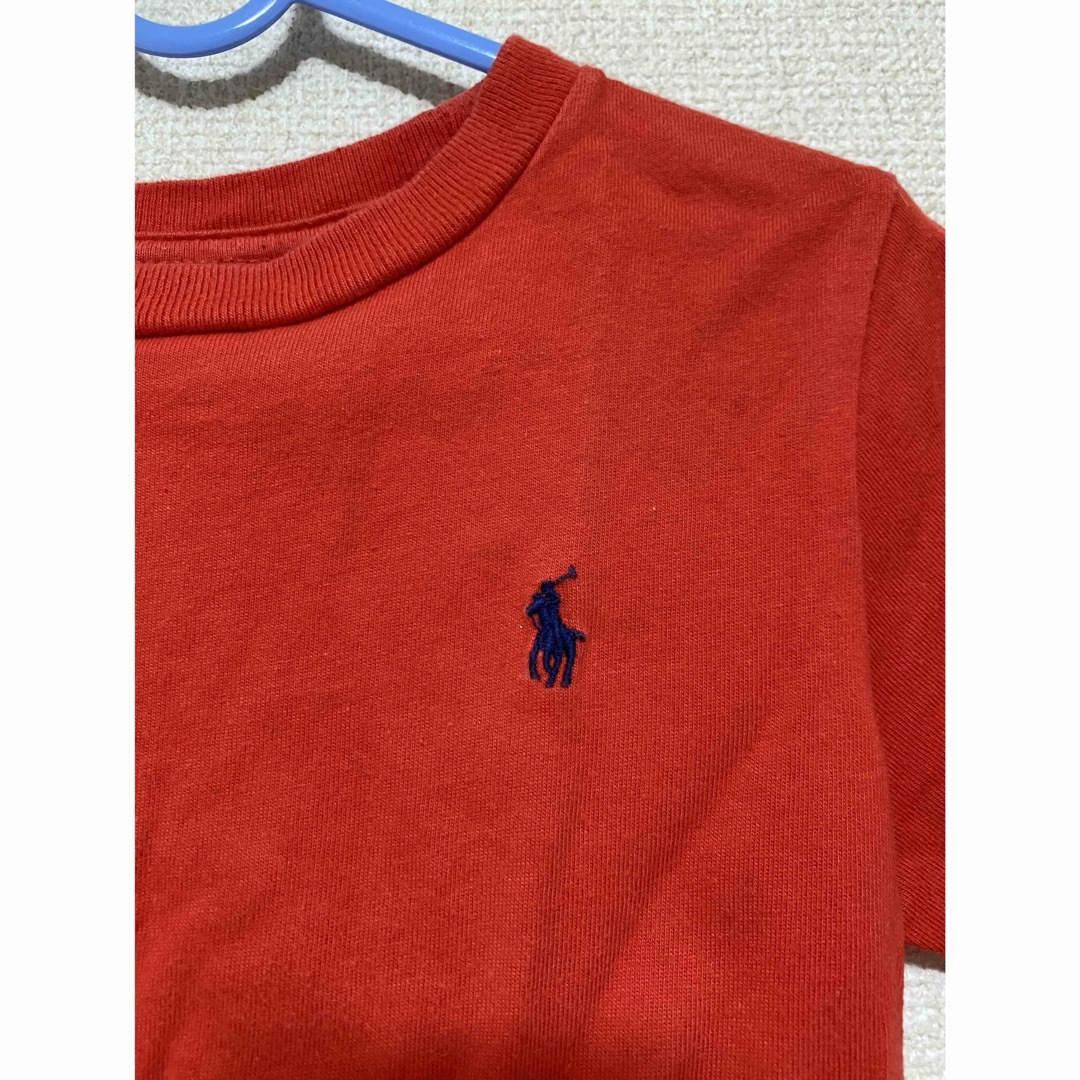 POLO RALPH LAUREN(ポロラルフローレン)のポロラルフローレン ポロ ラルフローレン  Tシャツ 半袖 キッズ 赤 3T キッズ/ベビー/マタニティのキッズ服女の子用(90cm~)(Tシャツ/カットソー)の商品写真