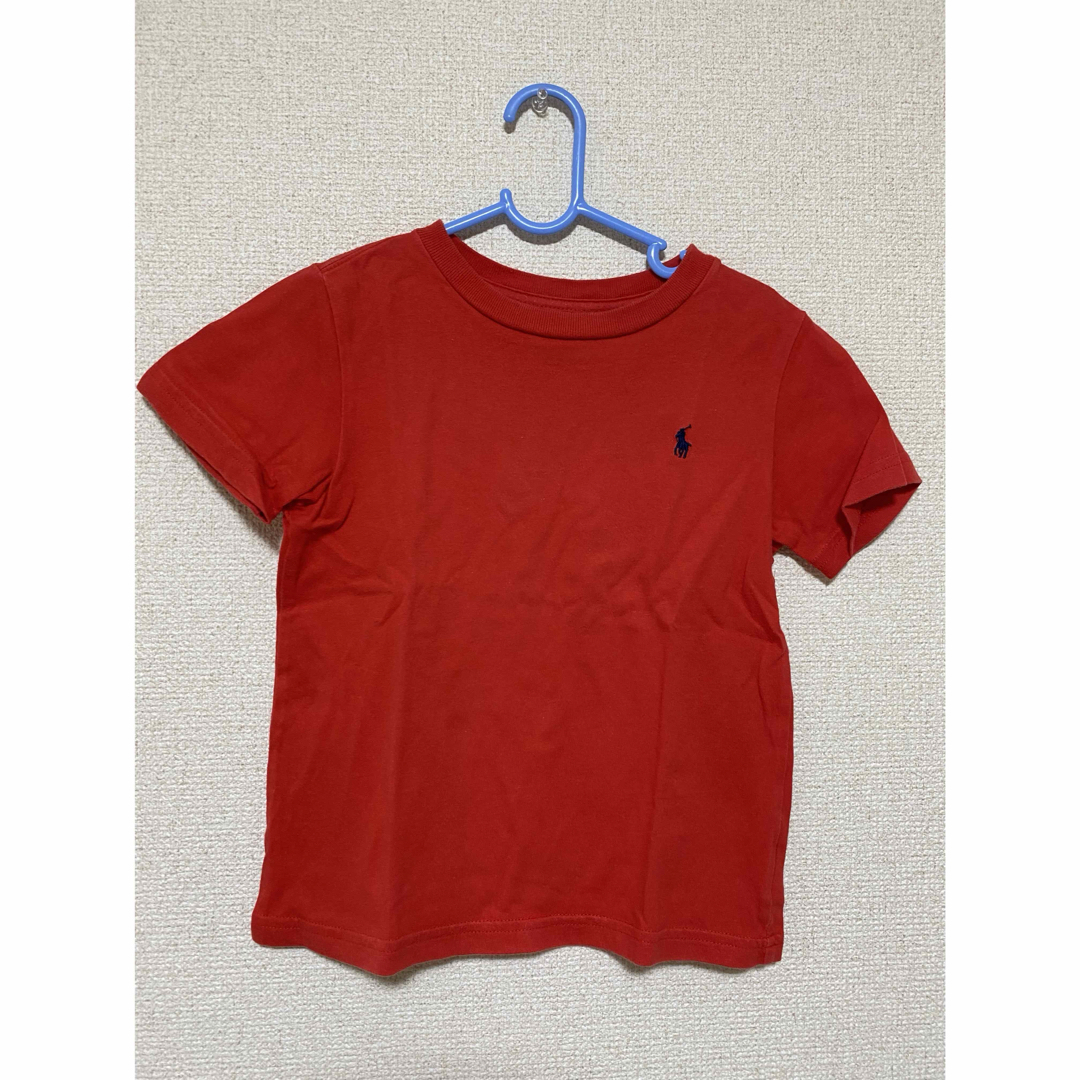 POLO RALPH LAUREN(ポロラルフローレン)のポロラルフローレン ポロ ラルフローレン  Tシャツ 半袖 キッズ 赤 3T キッズ/ベビー/マタニティのキッズ服女の子用(90cm~)(Tシャツ/カットソー)の商品写真