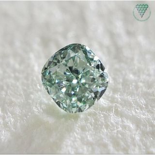 0.046 ct F. Int. Green VS1 天然 グリーン ダイヤ(リング(指輪))