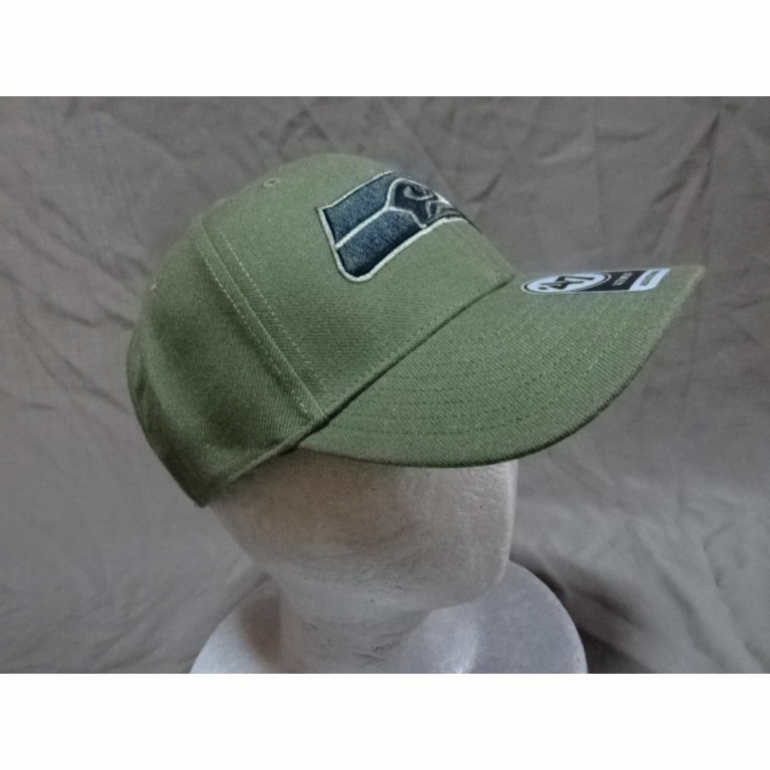 47 Brand(フォーティセブン)の【47BRAND】NFL 【Seattle Seahawks】 ロゴ刺繍CAP メンズの帽子(キャップ)の商品写真