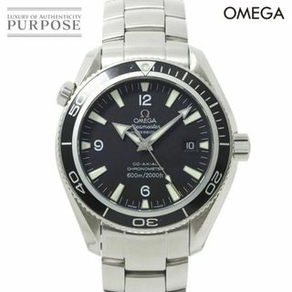 オメガ(OMEGA)のオメガ OMEGA シーマスター プラネットオーシャン 2201 50 メンズ 腕時計 デイト ブラック オートマ 自動巻き ウォッチ Seamaster VLP 90231557(腕時計(アナログ))