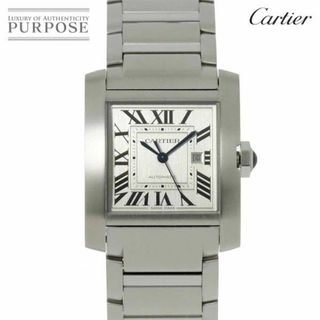 Cartier - 新品同様 カルティエ Cartier タンクフランセーズLM WSTA0067 メンズ 腕時計 シルバー 自動巻き ウォッチ Tank Francaise VLP 90232364