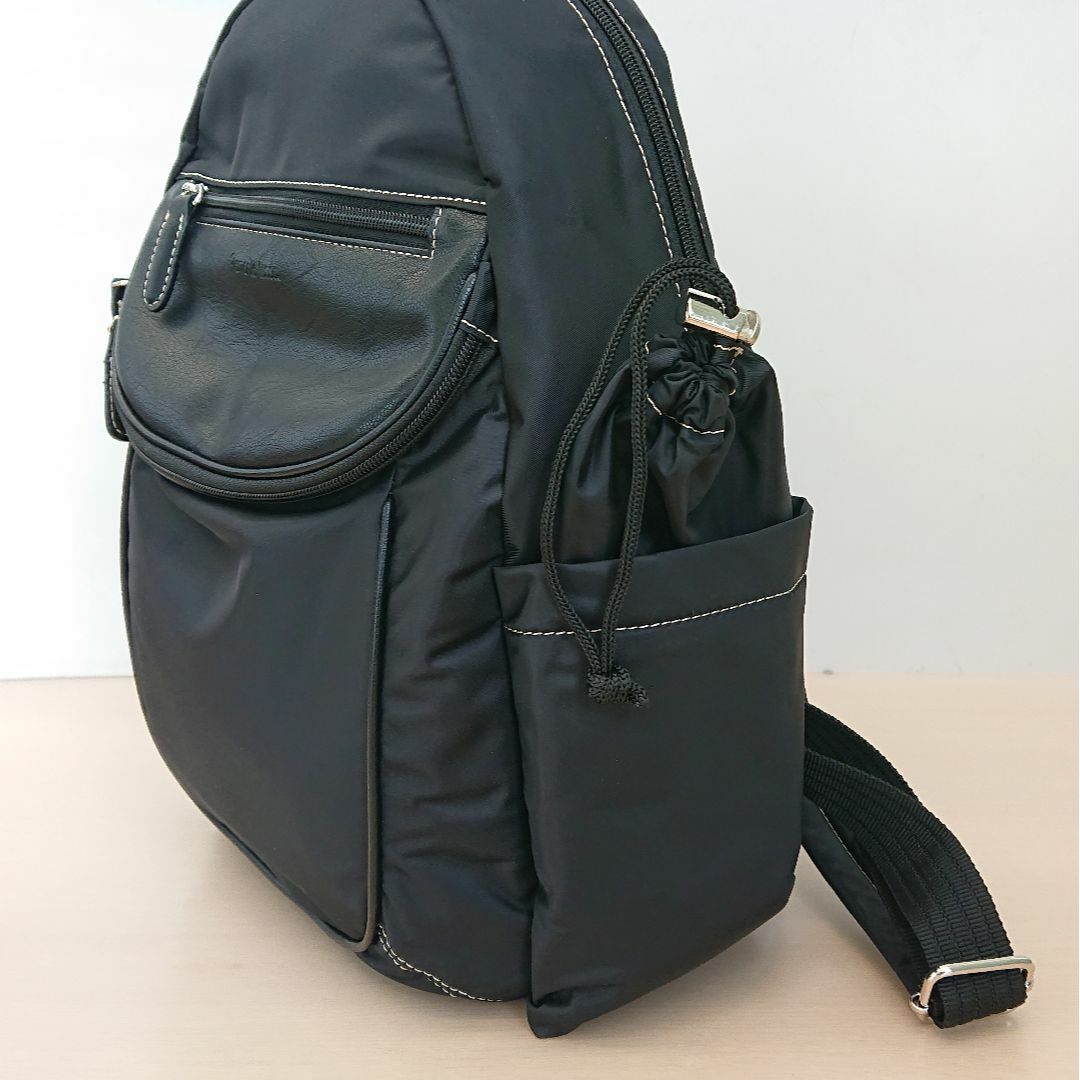 新品 ピエモンテルッソ 6140 FIELD2 リュック ナイロンツイル BK レディースのバッグ(リュック/バックパック)の商品写真