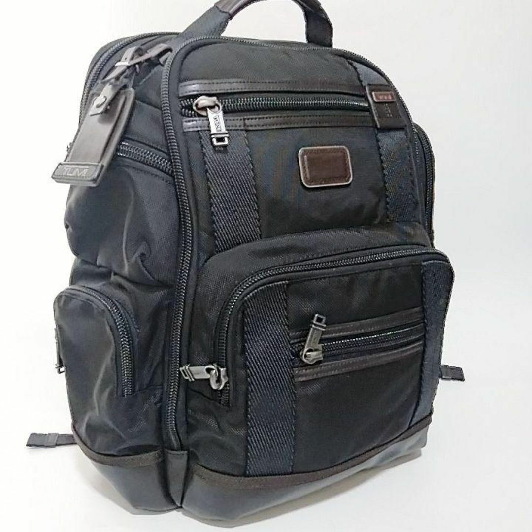 TUMI(トゥミ)の美品　TUMI　リュック　バックパック　ナイロン　レザー　ビジネス　大容量 メンズのバッグ(バッグパック/リュック)の商品写真