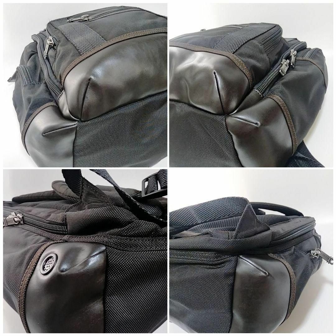 TUMI(トゥミ)の美品　TUMI　リュック　バックパック　ナイロン　レザー　ビジネス　大容量 メンズのバッグ(バッグパック/リュック)の商品写真