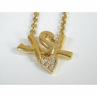 イヴサンローラン(Yves Saint Laurent)のM池122 / イヴサンローラン YSL ネックレス ロゴ ゴールドカラー(ネックレス)