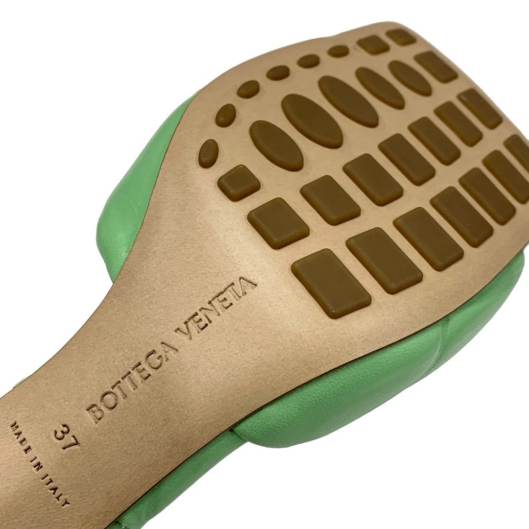 Bottega Veneta(ボッテガヴェネタ)のボッテガヴェネタ BOTTEGAVENETA リド サンダル 靴 シューズ レザー ライトグリーン ミュール イントレチャート レディースの靴/シューズ(サンダル)の商品写真