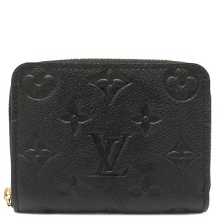 ルイヴィトン(LOUIS VUITTON)のルイヴィトン LOUIS VUITTON コインケース ジッピー コインパース モノグラムアンプラント ノワール ゴールド金具 黒 ラウンドファスナー  M60574 RFID 【保存袋】【中古】(コインケース)