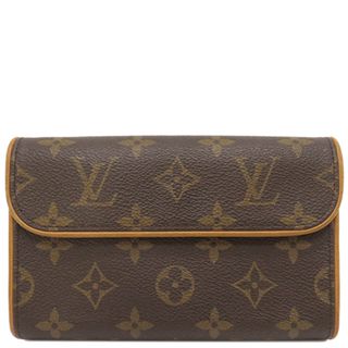 ルイヴィトン(LOUIS VUITTON)のルイヴィトン LOUIS VUITTON ウエストバッグ ポシェット フロランティーヌ モノグラムキャンバス モノグラム ゴールド金具 ウエストポーチ ベルトバッグ 茶  M51855 FL0081 【保存袋】【中古】(ボディバッグ/ウエストポーチ)