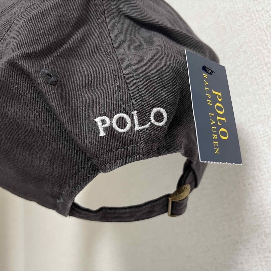 POLO RALPH LAUREN(ポロラルフローレン)のPOLO ラルフローレン キャップ グレー ユニセックス ワンポイント 帽子 メンズの帽子(キャップ)の商品写真