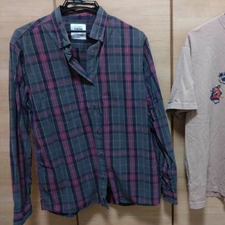 GLOBAL WORK - グローバルワーク　メンズ　チェックシャツ、半袖Ｔシャツ　まとめ売り