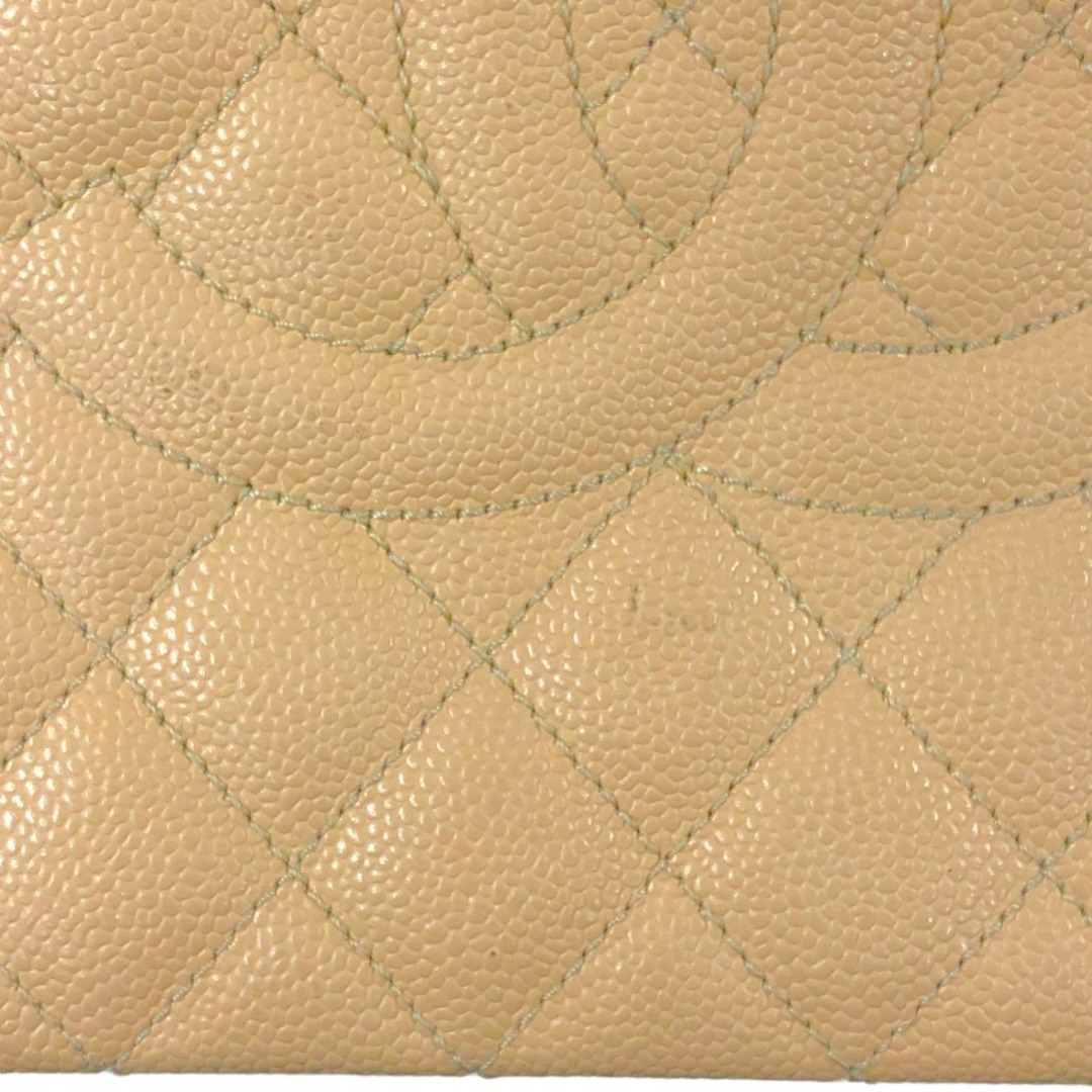 CHANEL(シャネル)の　シャネル CHANEL GSTチェーントート A50995 17番台 ベージュ シルバー金具 キャビアスキン レディース トートバッグ レディースのバッグ(トートバッグ)の商品写真