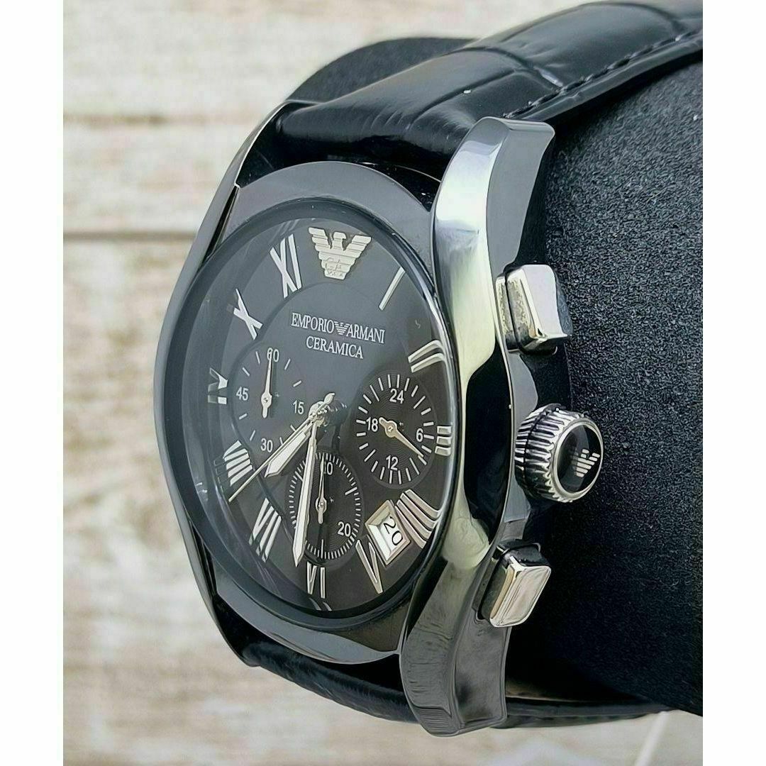 Emporio Armani(エンポリオアルマーニ)のエンポリオアルマー二　セラミカ　腕時計　メンズ　ARMANI　AX　定価7万円 メンズの時計(腕時計(アナログ))の商品写真