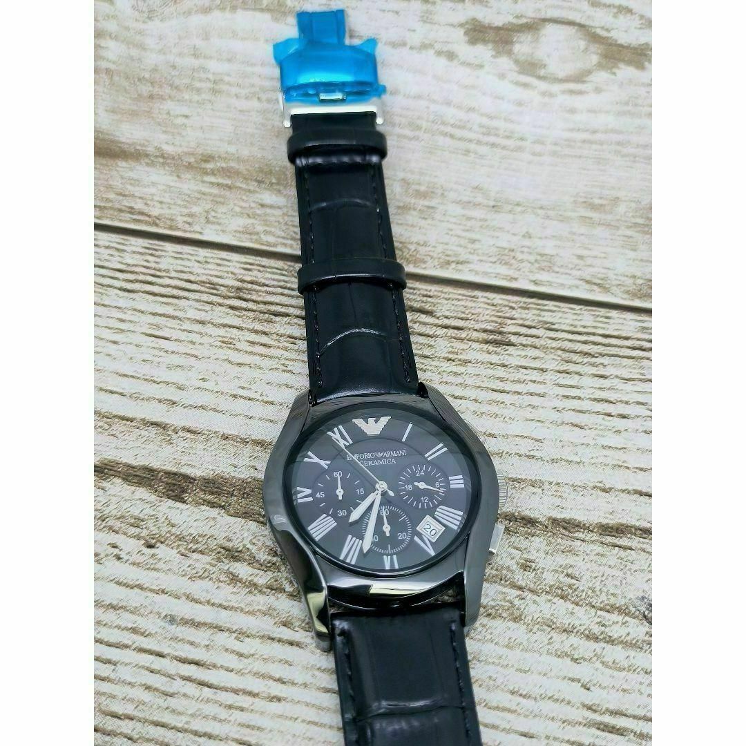Emporio Armani(エンポリオアルマーニ)のエンポリオアルマー二　セラミカ　腕時計　メンズ　ARMANI　AX　定価7万円 メンズの時計(腕時計(アナログ))の商品写真