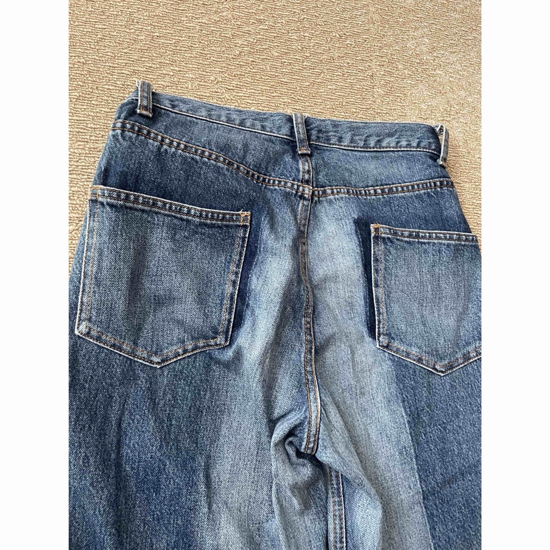 Mila Owen(ミラオーウェン)のMila Owen DENIM センターカラー　切りっぱなし　ジーンズ　M レディースのパンツ(デニム/ジーンズ)の商品写真