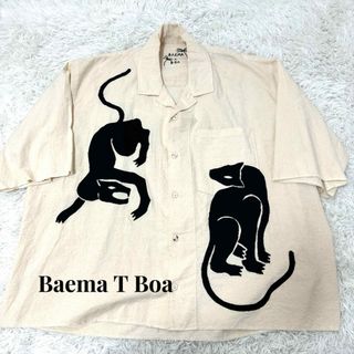 希少　Baema t boa 半袖シャツ 大きめ　ラルフ　ハーフジップシャツ(シャツ)