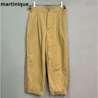 martinique - martinique チノ　パンツ　ベージュ　綿100 テーパード