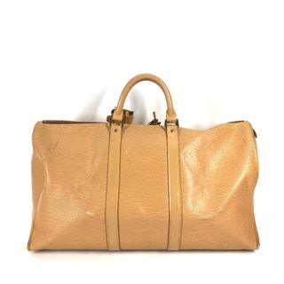 ルイヴィトン(LOUIS VUITTON)のルイヴィトン LOUIS VUITTON キーポル50 M42941 エピ 旅行バッグ トラベルバッグ ハンドバッグ カバン ボストンバッグ エピレザー ウィニペグ・ベージュ ベージュ(ボストンバッグ)