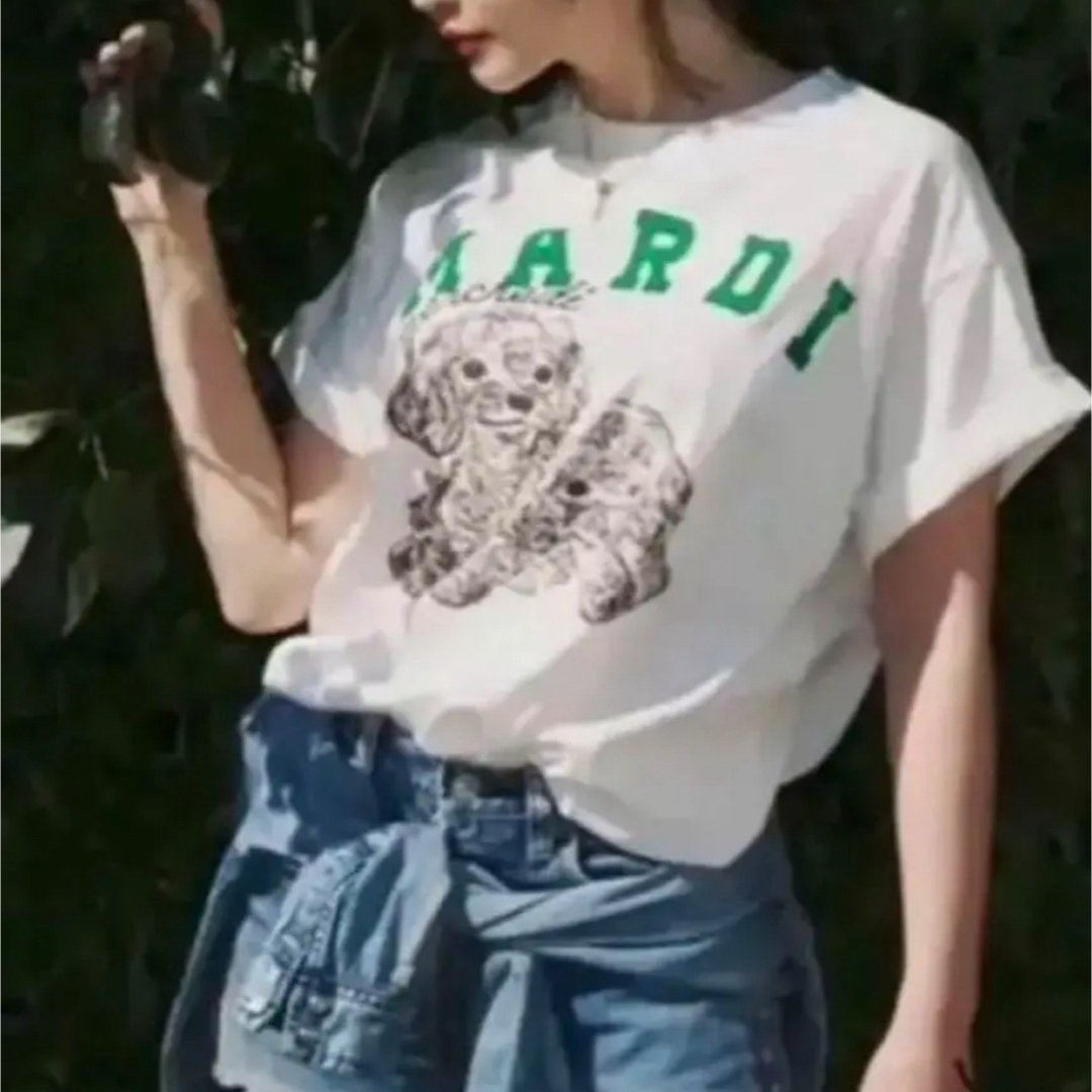 限定品❣️MARDI MERCREDI　紗栄子　コラボ　プードル　Tシャツ メンズのトップス(Tシャツ/カットソー(半袖/袖なし))の商品写真