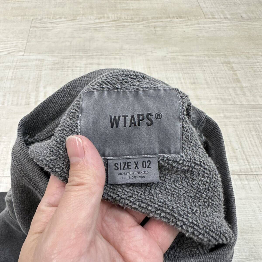 W)taps(ダブルタップス)の23ss WTAPS 製品染め スウェット ベスト ロゴ 刺繍 ブラック M メンズのトップス(ベスト)の商品写真