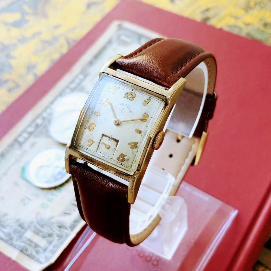 ELGIN(エルジン)の#3012【シックでお洒落】メンズ 腕時計 ロードエルジン 動作品 手巻き メンズの時計(腕時計(アナログ))の商品写真