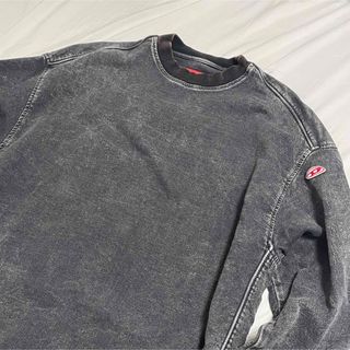 ディーゼル(DIESEL)のdiesel トラックデニム グレー Sサイズ(スウェット)