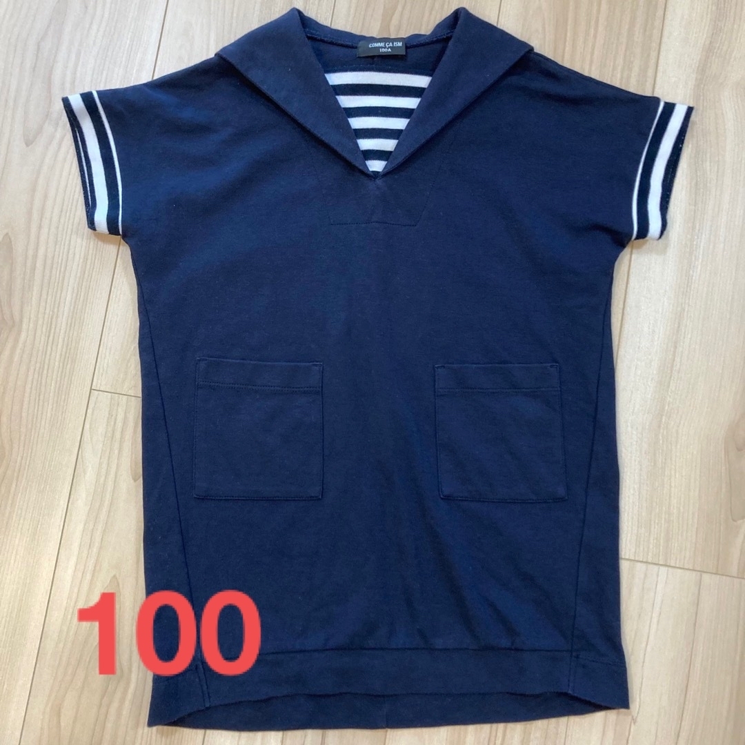 COMME CA ISM(コムサイズム)のCOMME CA ISMワンピース　サイズ100 キッズ/ベビー/マタニティのキッズ服女の子用(90cm~)(ワンピース)の商品写真