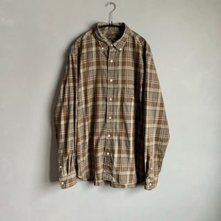 ビームスプラス(BEAMS PLUS)のBEAMS PLUS BDチェックシャツ XL ブラウン ビームスプラス(シャツ)