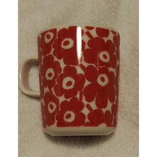 marimekko - マリメッコ ウニッコ　60周年 マグカップ　ポップアップショップ　レッド　赤