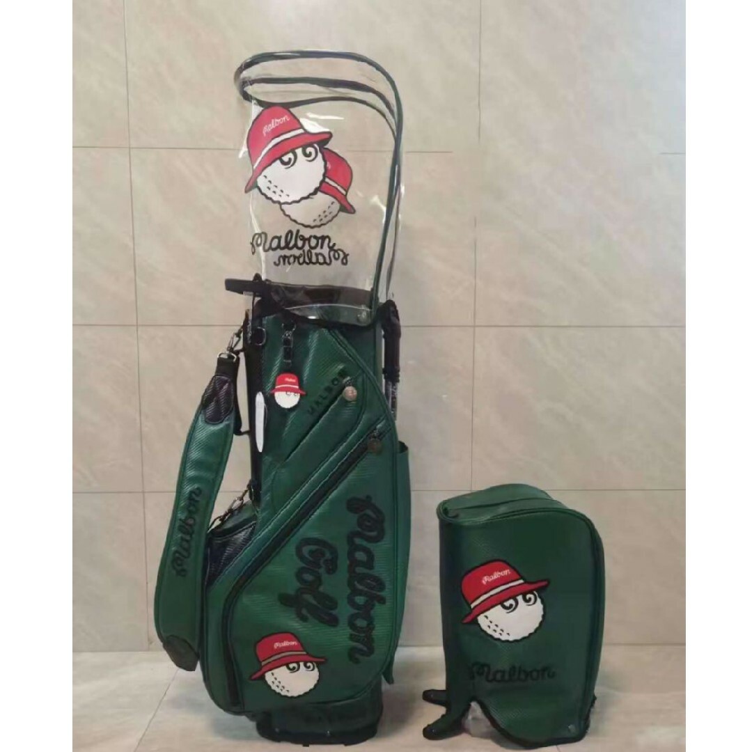 マルボンゴルフ malbon golf キャディバッグ 男女兼用 スポーツ/アウトドアのゴルフ(バッグ)の商品写真