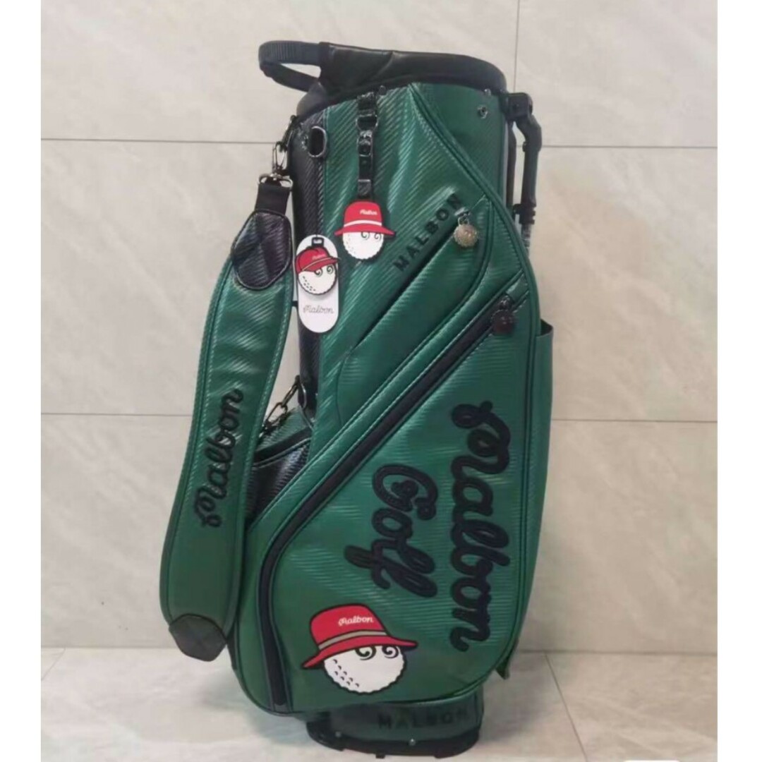 マルボンゴルフ malbon golf キャディバッグ 男女兼用 スポーツ/アウトドアのゴルフ(バッグ)の商品写真