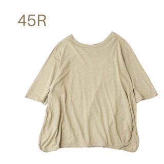 フォーティファイブアール(45R)の45R 45rpm 度甘天竺のバインダーフレアTシャツ(カットソー(半袖/袖なし))