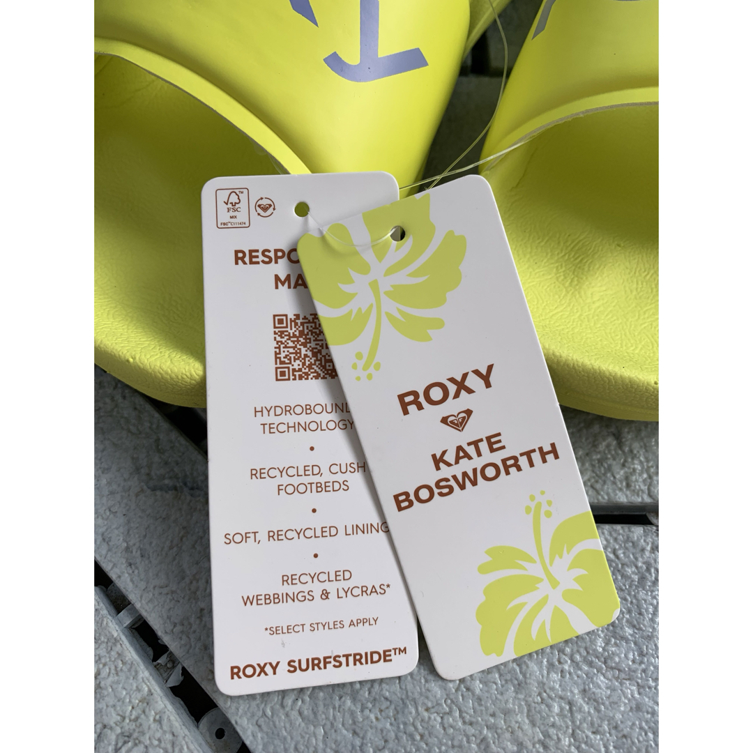 Roxy(ロキシー)の新品 ロキシー シャワーサンダル 25㎝ ケイトボスワース コラボモデル  レディースの靴/シューズ(サンダル)の商品写真