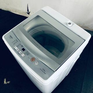 ★送料・設置無料★ 中古 中型洗濯機 アクア (No.7740)(洗濯機)