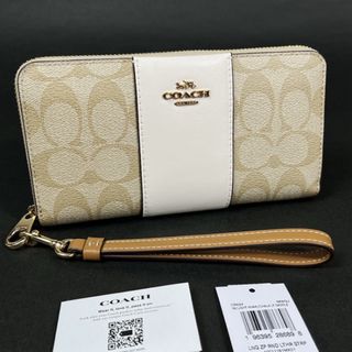 コーチ(COACH)のCOACH コーチ シグネチャー ストライプ 長財布 CR624 新品(財布)