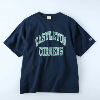 早い者勝ち　Champion　チャンピオン　半袖Tシャツ　ムネプリントロゴ　XL