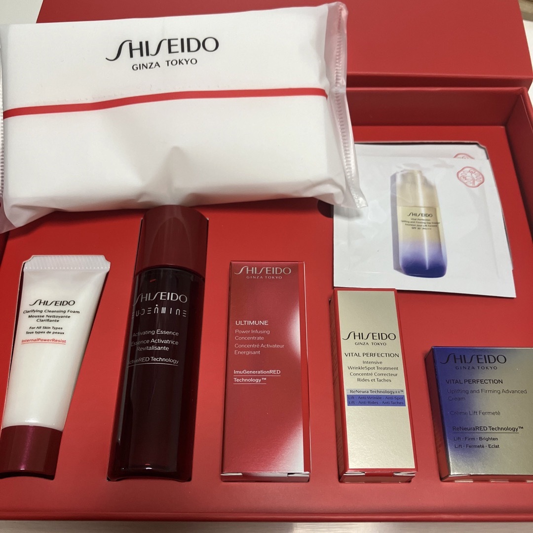 SHISEIDO (資生堂)(シセイドウ)の新品未使用　SHISEIDO バイタルパーフェクション　美のめぐりキット コスメ/美容のスキンケア/基礎化粧品(その他)の商品写真