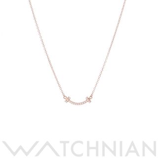 ティファニー(Tiffany & Co.)の中古 ティファニー TIFFANY & Co. レディース ネックレス K18ピンクゴールド ダイヤモンド(ネックレス)