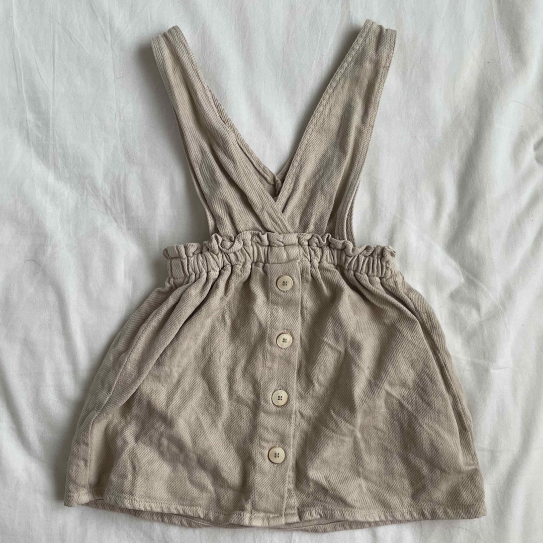 ZARA(ザラ)のZARA♡ジャンパースカート キッズ/ベビー/マタニティのキッズ服女の子用(90cm~)(スカート)の商品写真